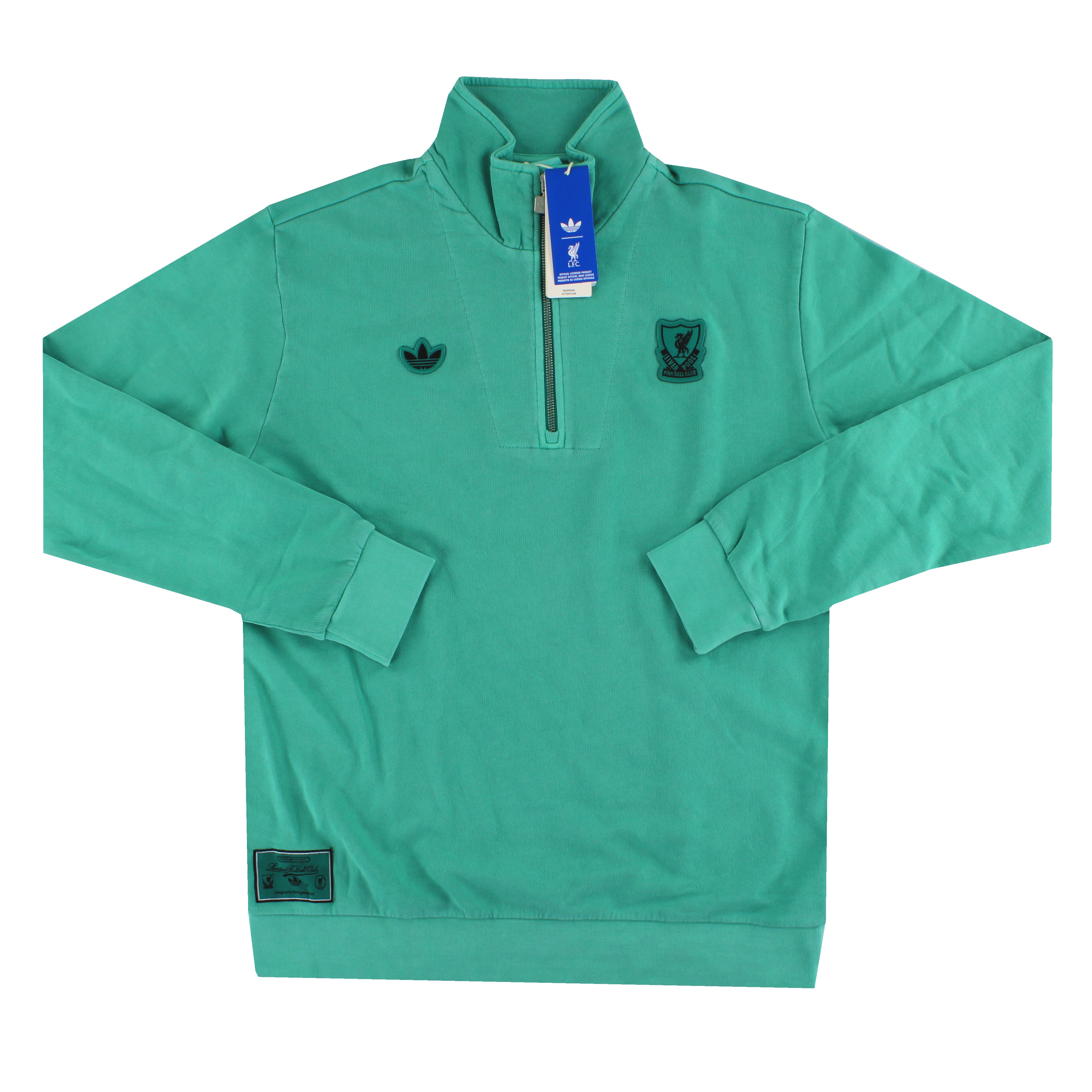 2025-26 Liverpool adidas Terrace Icons Half-Zip Top *w/tags