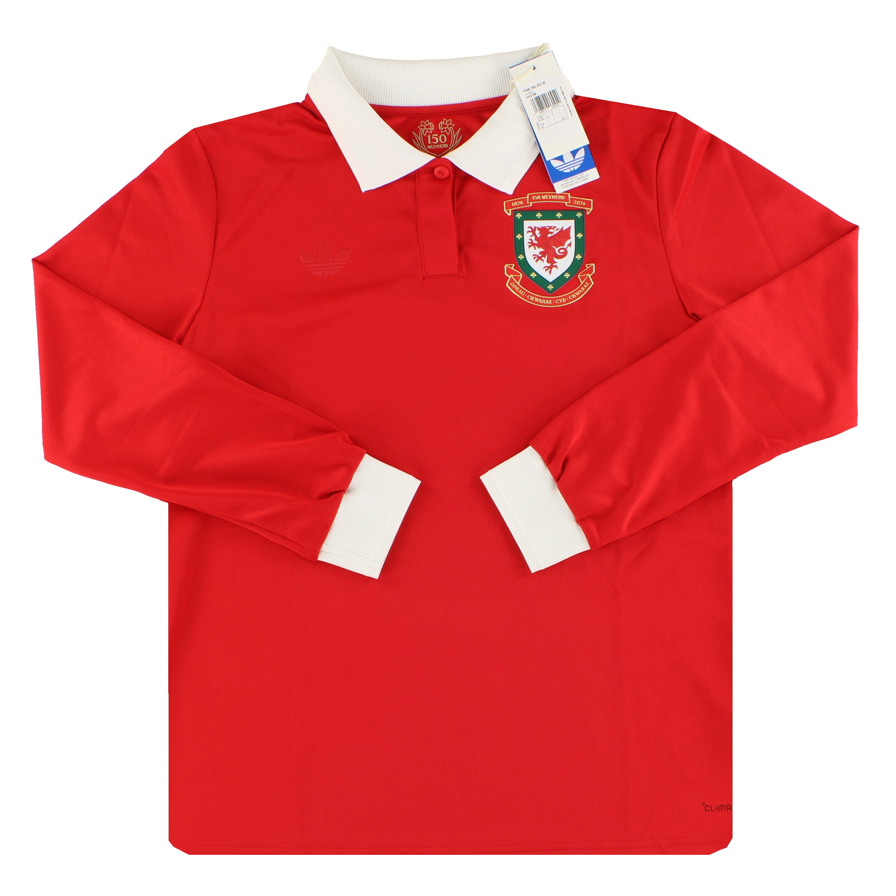 2026WalesadidasWomen_s150thAnniversaryHomeShirtLSwtags