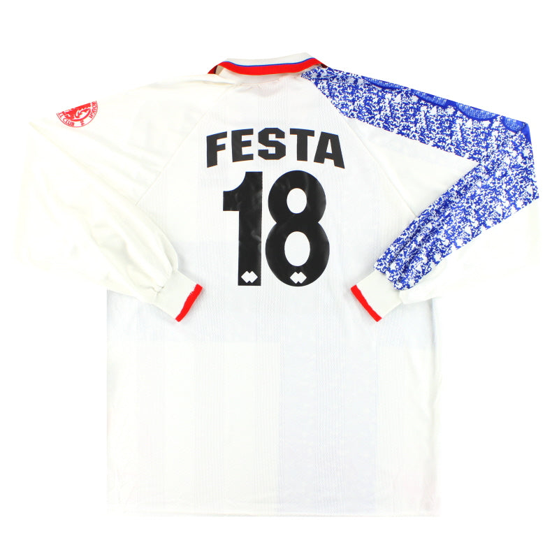 Maglia Middlesbrough FC Home Retrò – Errea Taglia XXL – Indossata In Partita – Nuova Con Etichetta