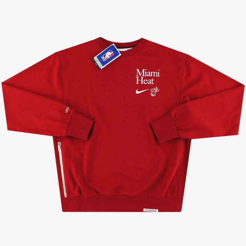 Nike Miami Heat Standard Issue DRI-FIT NBA Sweatshirt* w/tags* M Sweatshirt