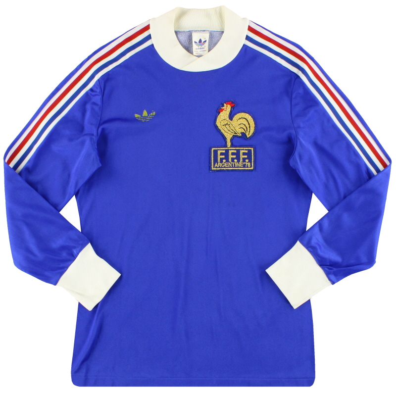 1978 France adidas ’Argentine ’78’ Home Shirt L/S S