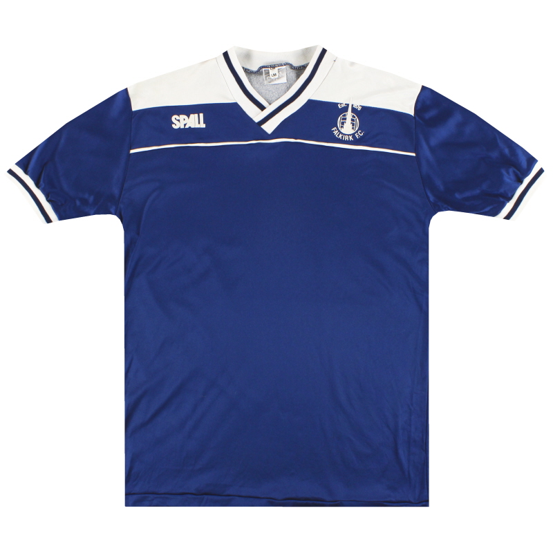 1989-90 Falkirk Spall Home Shirt *Mint* L
