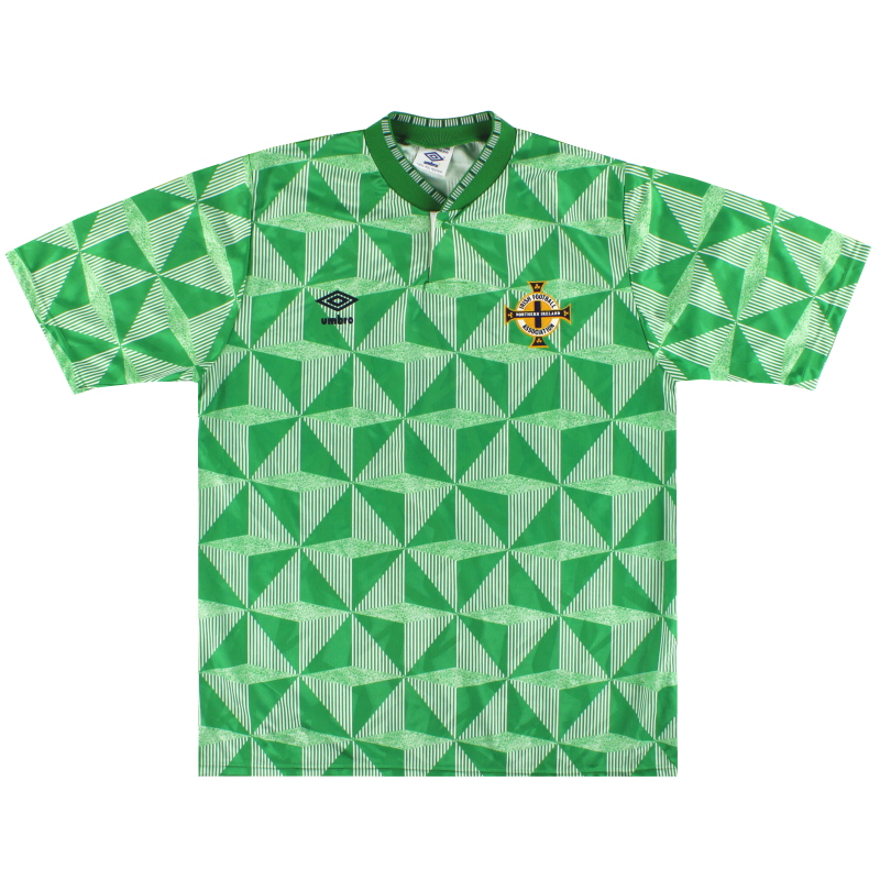 1990-92 Northern Ireland Umbro Home Shirt L