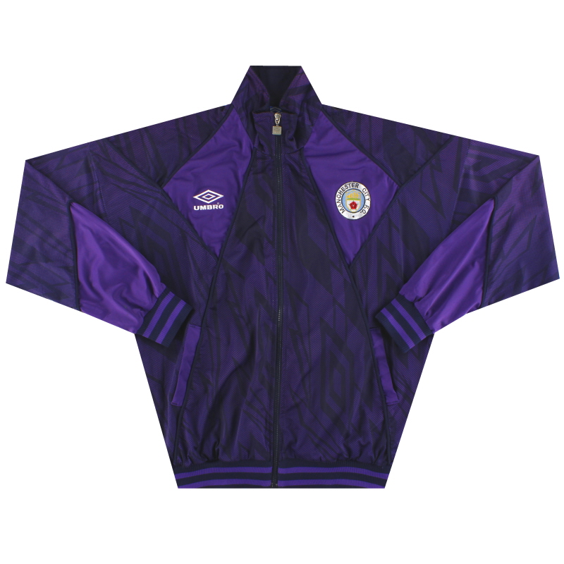 1993-94 Manchester City Umbro Track Jacket XS