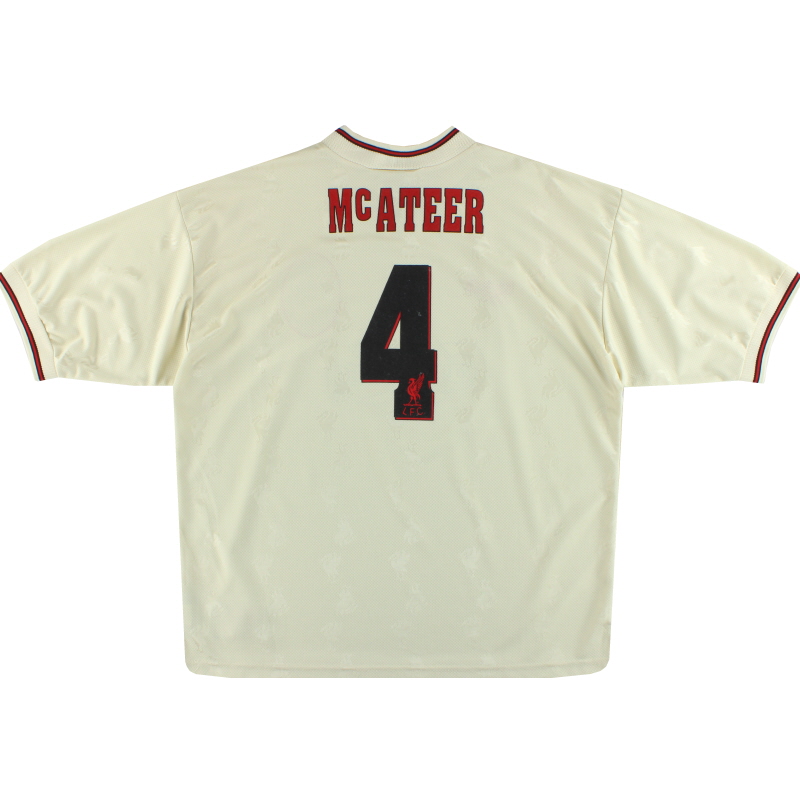 1996-97 Liverpool Reebok Away Shirt McAteer #4 XL