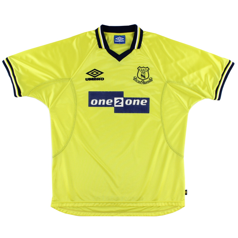 1998-99 Everton Umbro Third Shirt XXL