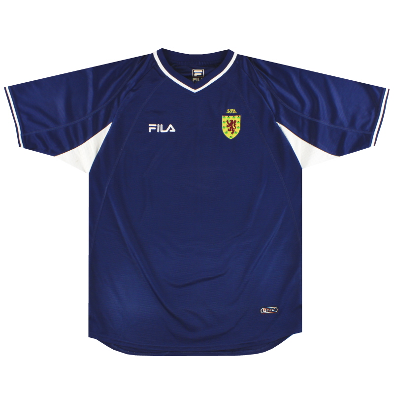 2000-02 Scotland Fila Home Shirt *Mint* M