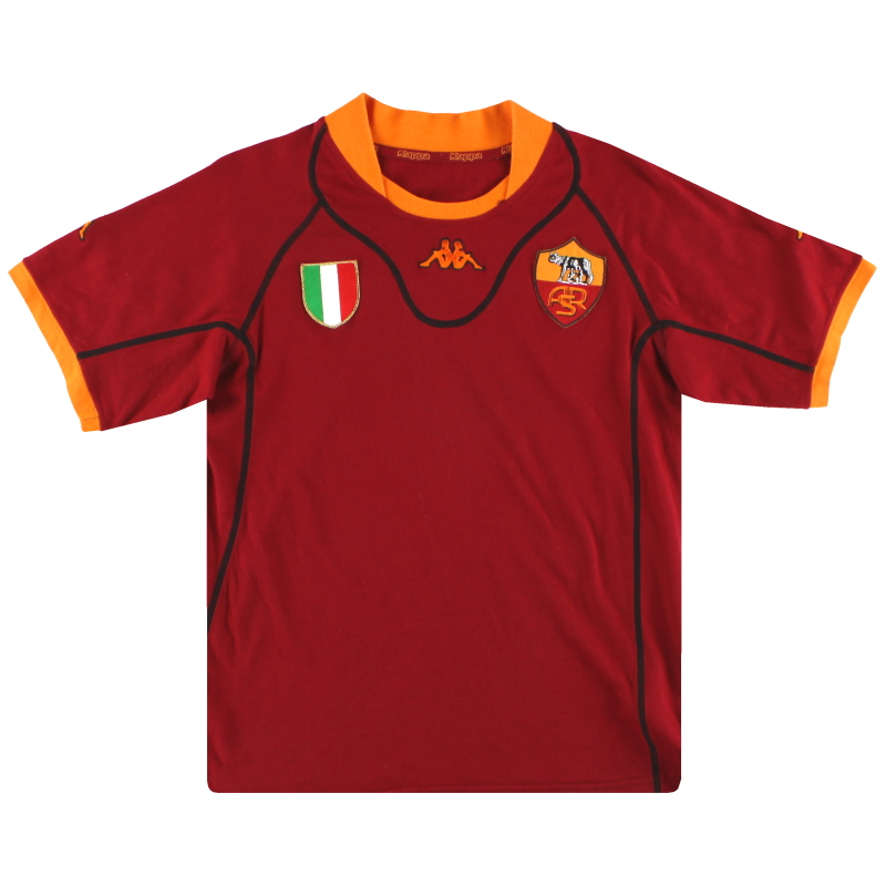 2001-02 Roma Kappa Home Shirt XL.Boys