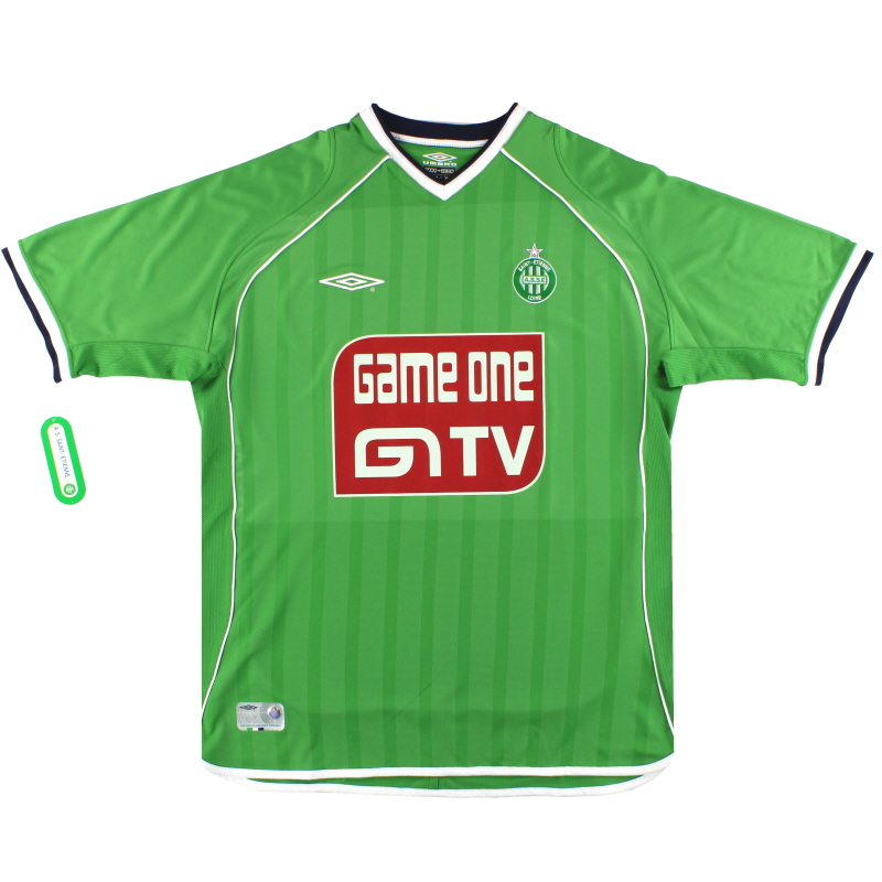 2001-02 Saint Etienne Umbro Home Shirt *w/tags* XL