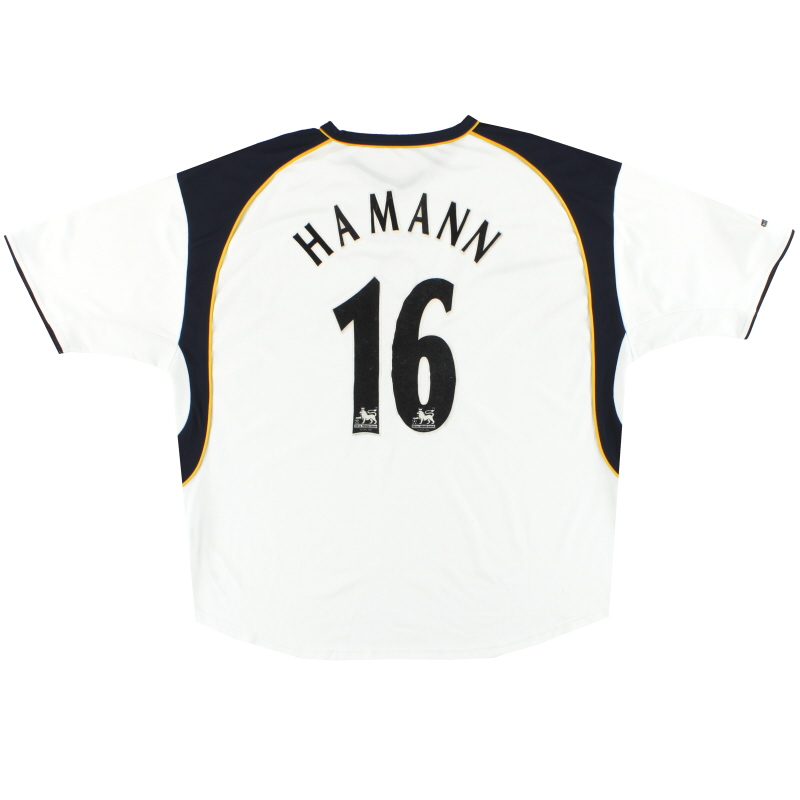 2001-03 Liverpool Reebok Away Shirt Hamann #16 XXL