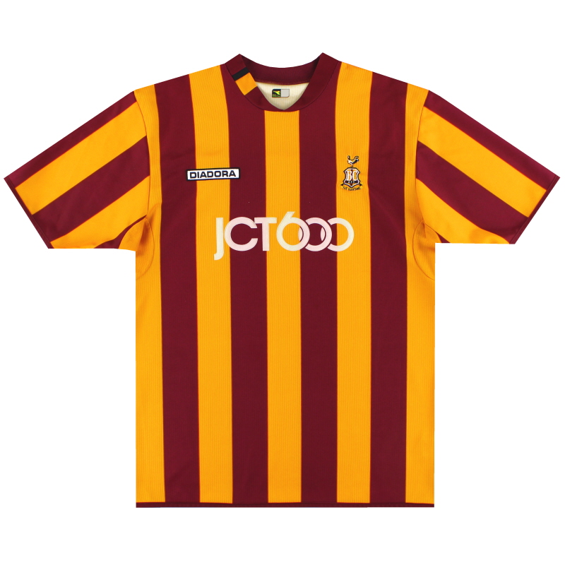 2004-05 Bradford City Diadora Home Shirt L