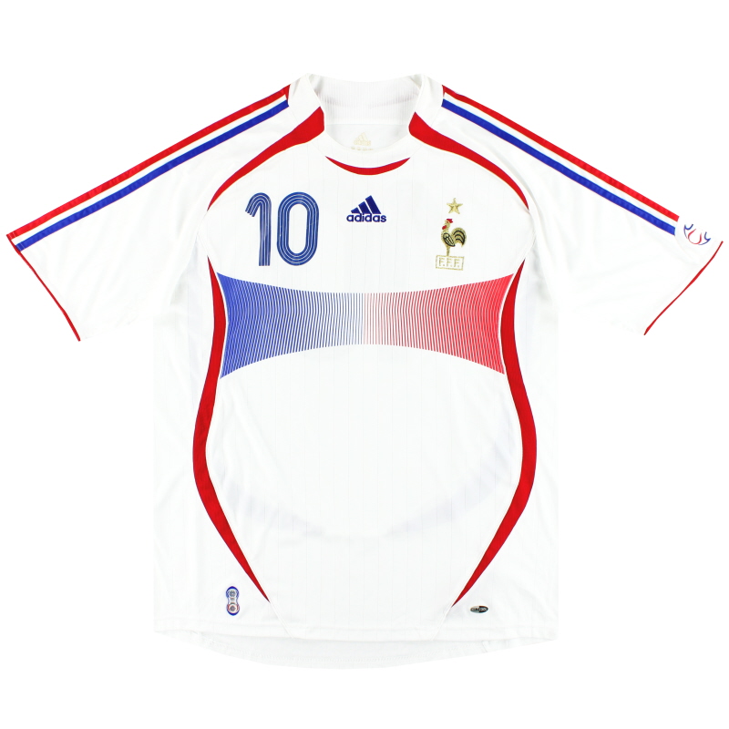2006-07 France adidas Away Shirt #10 XL