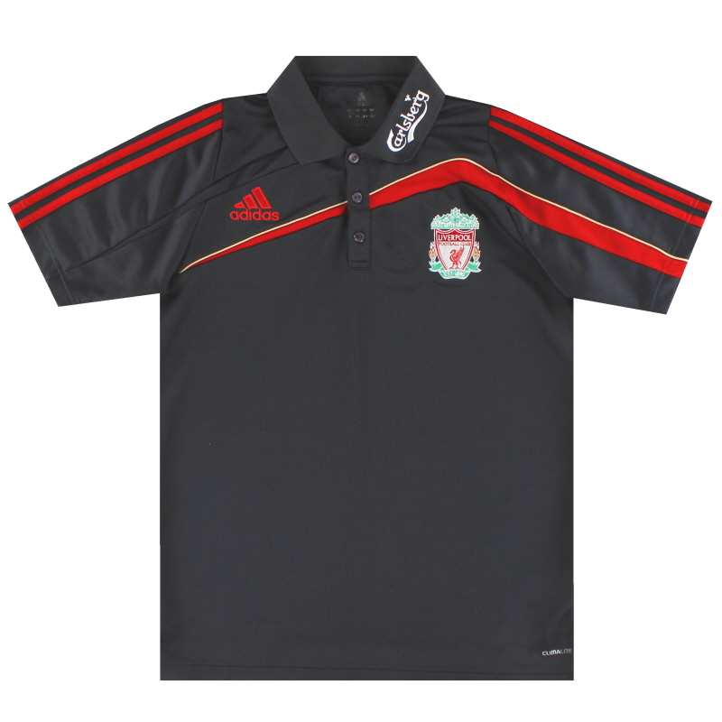 2009-10 Liverpool adidas Climalite Polo Shirt S