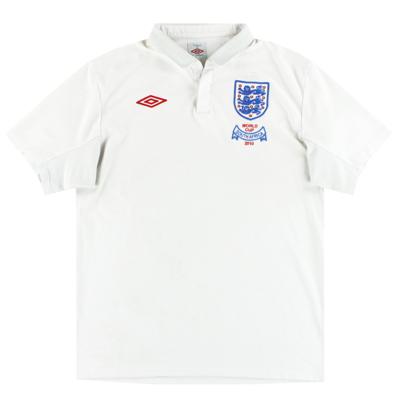 2010 England Umbro ’South Africa’ Home Shirt XL
