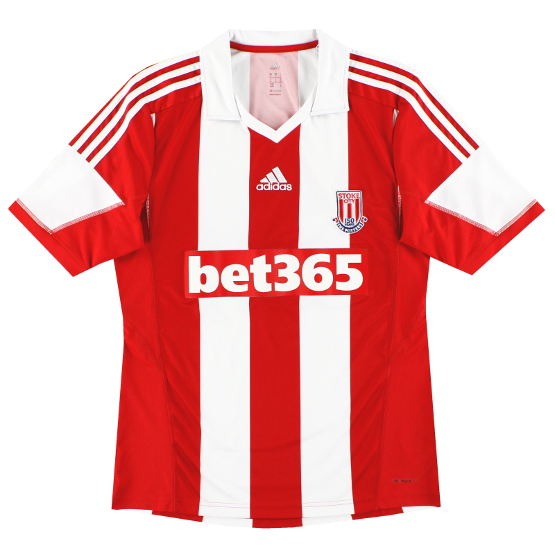 2013-14 Stoke City adidas Home Shirt M