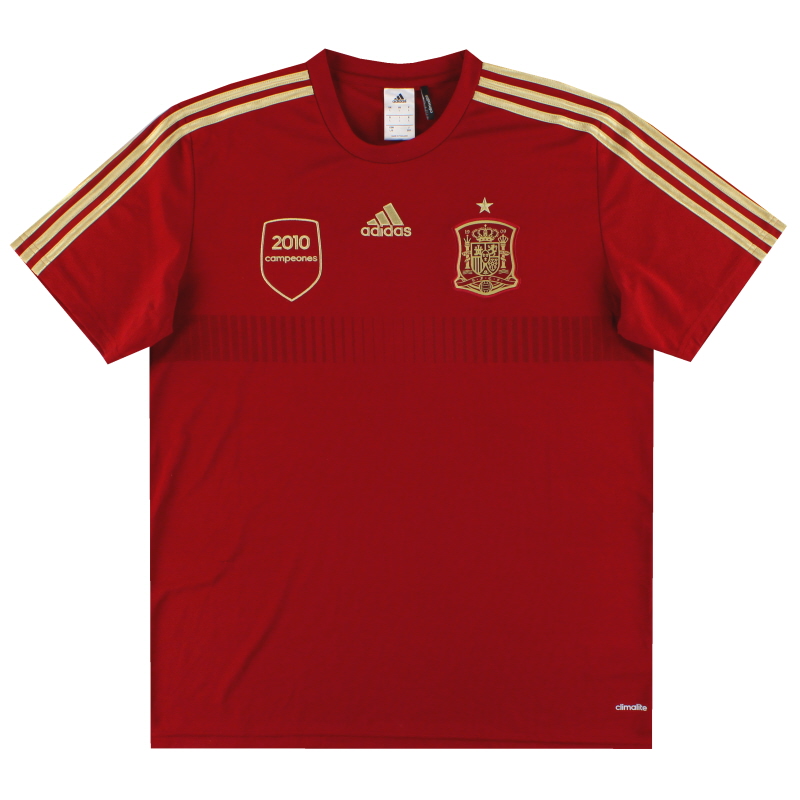2013-15 Spain adidas Training Shirt L