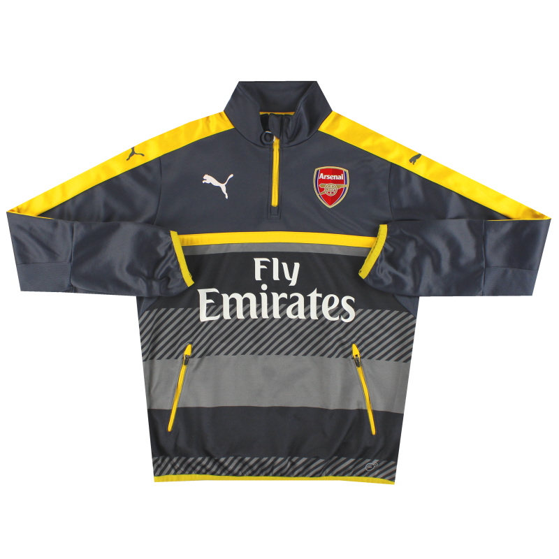 2016-17 Arsenal Puma 1/4 Zip Stadium Jacket M