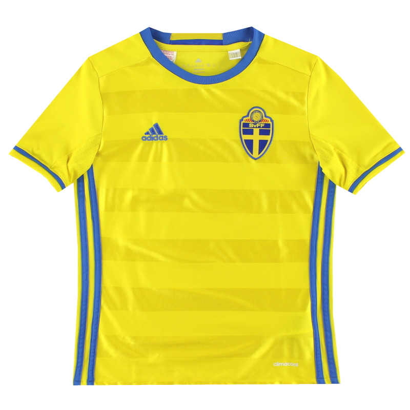 2016-17 Sweden adidas Home Shirt M.Boys