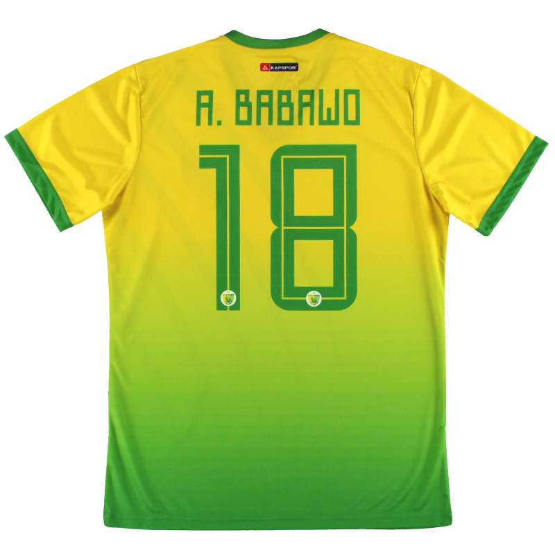 2019-20 Plateau United Kapspor Player Issue Home Shirt A.Babawo #18 *w/tags* L