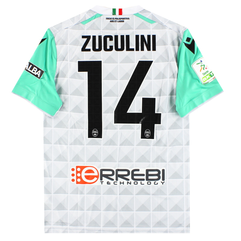 2022-23 SPAL Macron Player Issue Away Shirt Zuculini #14 *As New* M