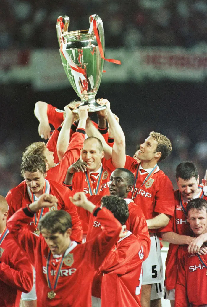 The Manchester United 1998-99 Champions League Winning Kits