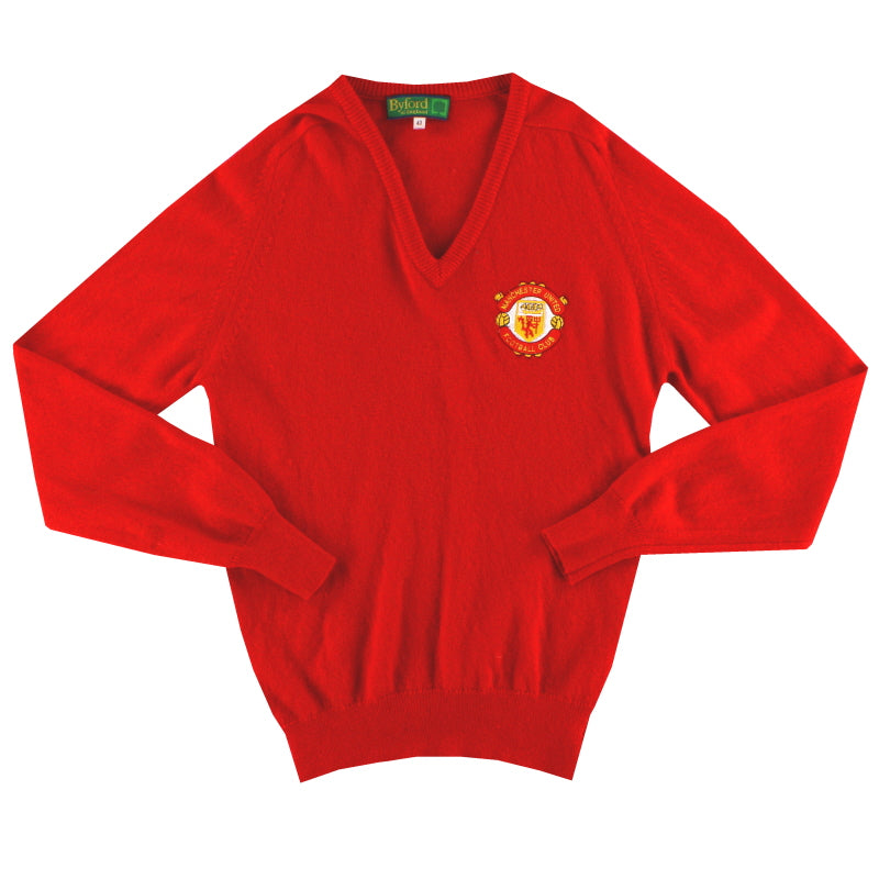 1972-74 Manchester United Byford of England Sweatshirt M Sweatshirt