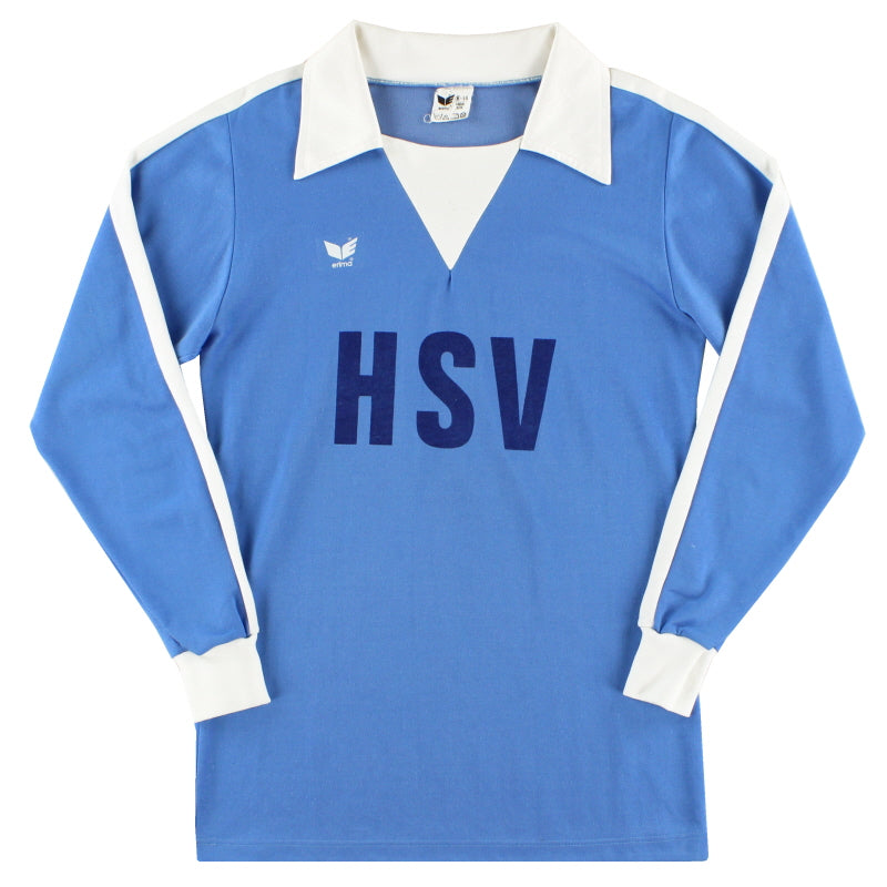 1976-78 Hamburg Away Shirt L/S M Football Shirt