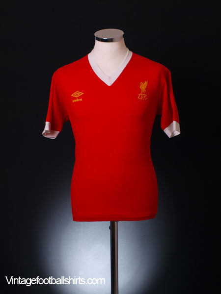 1976-79 Liverpool Home Shirt M Football Shirt