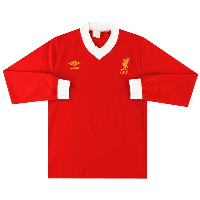 1976-82 Liverpool Umbro Home Shirt L/S M Football Shirt