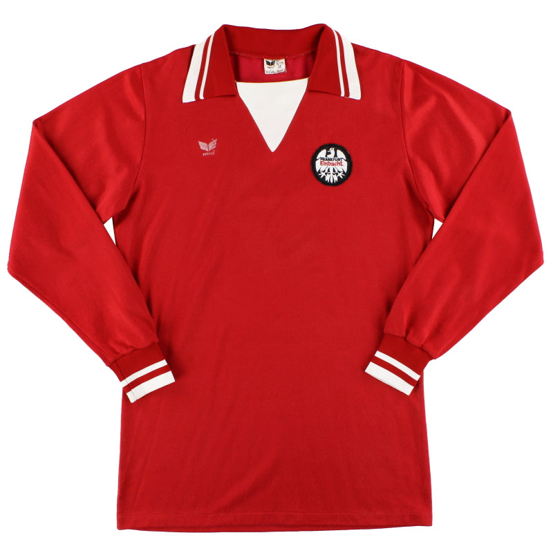 1978-79 Eintracht Frankfurt Erima Home Shirt L/S #9 L Football Shirt