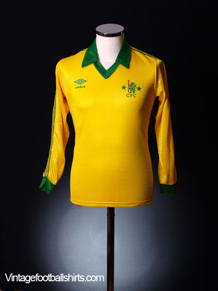 1978-81 Chelsea Away Shirt L/S  S Football Shirt