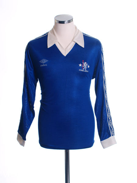 1978-81 Chelsea Home Shirt L/S S Football Shirt