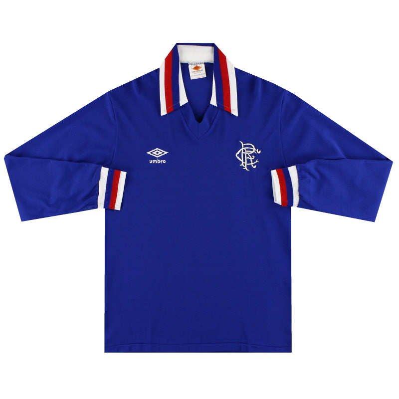 1978-82 Rangers Umbro Home Shirt L/S *As New* M Football Shirt