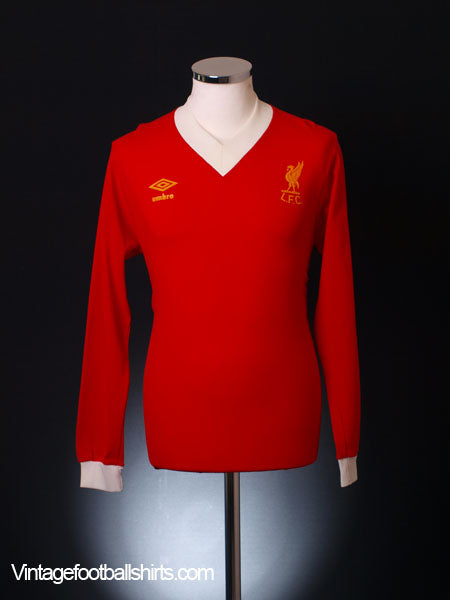 1979-82 Liverpool Home Shirt L/S M Football Shirt
