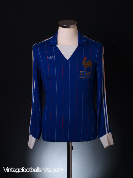 1980-82 France Home Shirt L/S S | Vintage Football Shirts