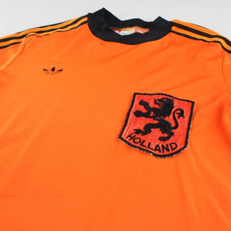 1980-82 Holland adidas Home Shirt L/S M | Vintage Football Shirts