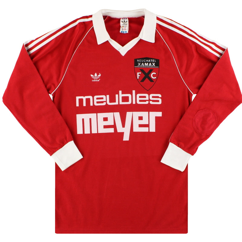 1980-82 Neuchatel Xamax adidas Home Shirt L/S L Accessories