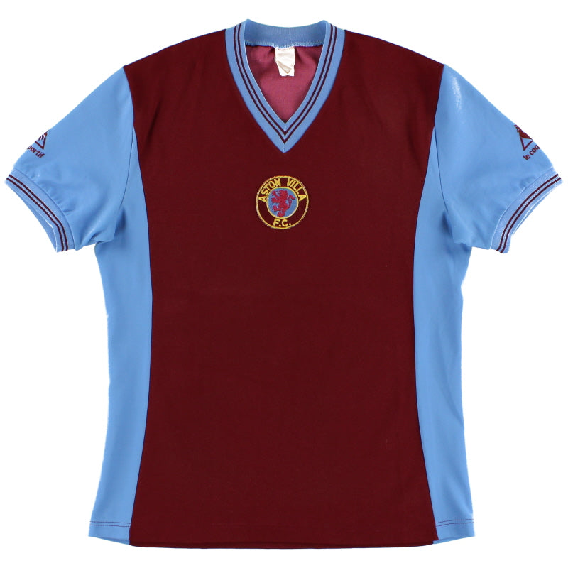 1981-82 Aston Villa Le Coq Sportif Home Shirt M Football Shirt