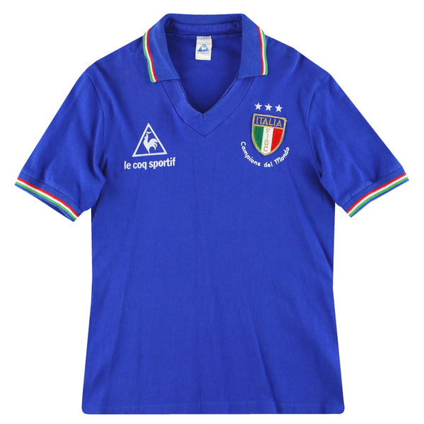 1981-82 Italy Le Coq Sportif Home Shirt S 92291 Vintage Football