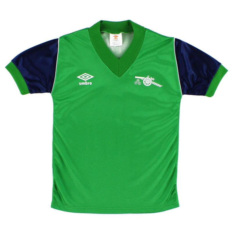1982-83 Arsenal Away Shirt L.Boys Football Shirt