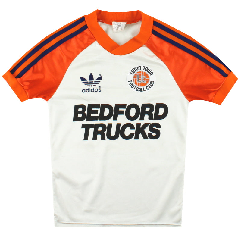 1982-83 Luton Town adidas Home Shirt #9 Y Football Shirt