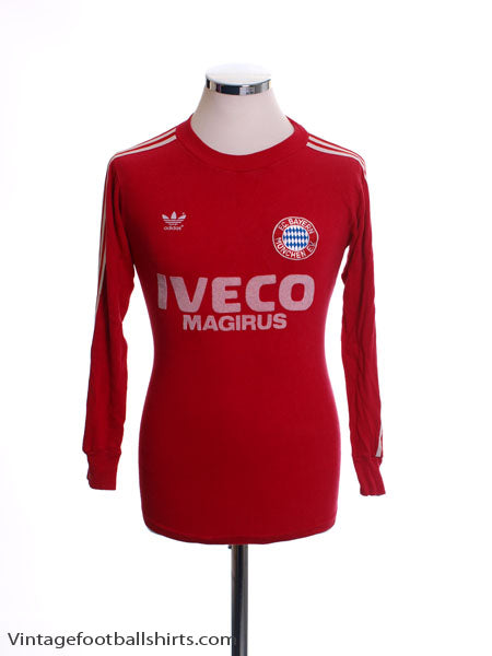 1982-84 Bayern Munich Home Shirt L/S S Football Shirt