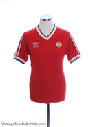 1982-84 Manchester United Home Shirt L Football Shirt