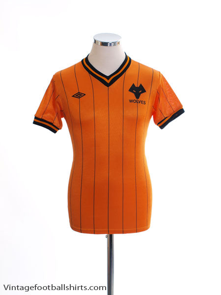 1982-86 Wolves Home Shirt S Football Shirt