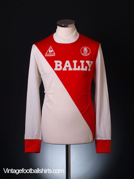 1983-84 Monaco Home Shirt L/S M Football Shirt