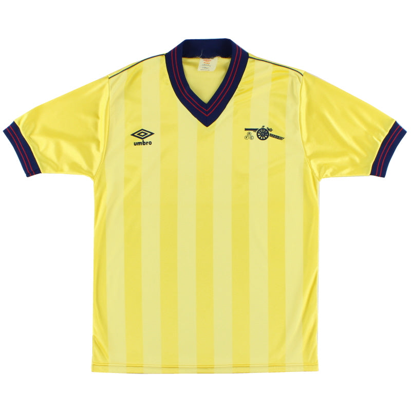 1983-85 Arsenal Away Shirt *Mint* L Football Shirt