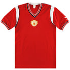 1984-86 Manchester United adidas Home Shirt L Football Shirt