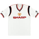 1984-86 Manchester United adidas Away Shirt L Football Shirt