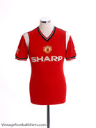 1984-86 Manchester United Home Shirt S Football Shirt