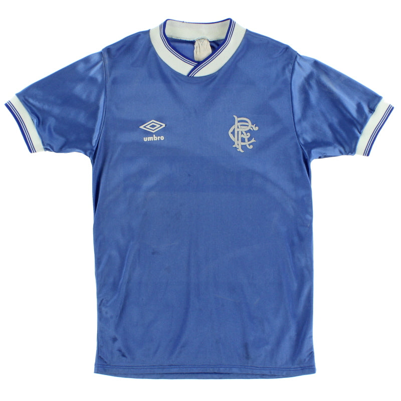 1984-87 Rangers Home Shirt S Football Shirt